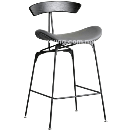 WHEELIE (SH65cm Faux Leather) Counter Chair
