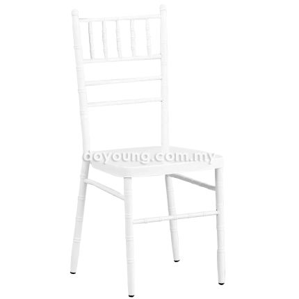 WILMER (White) Metal Banquet Chair
