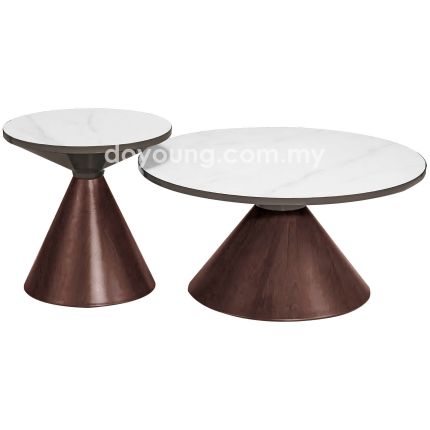 OTTILIA II (Ø84,50cm Set-of-2 Sintered Stone) Coffee Tables