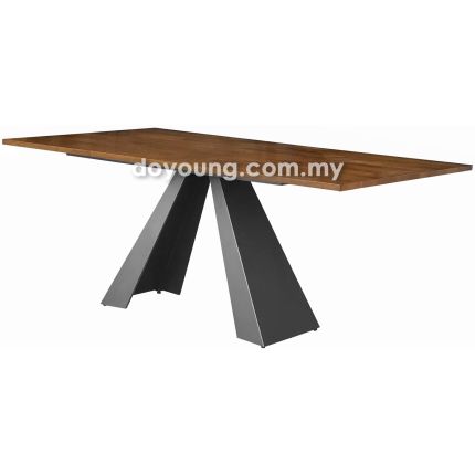 ELIOT III (150x90cm Rubberwood - Walnut) Dining Table