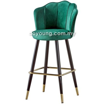 JORIK II (SH72cm Gold - Velvet) Bar Chair