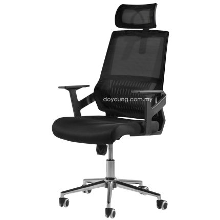 OSWALDO (60cm Black) High Back Executive Chair*