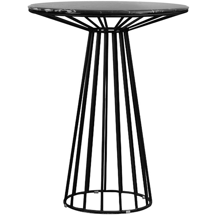KARL (Ø80H97cm) Counter Table with Nero Marquina (Penang DISPLAY Clearance x 1 UNIT ONLY)
