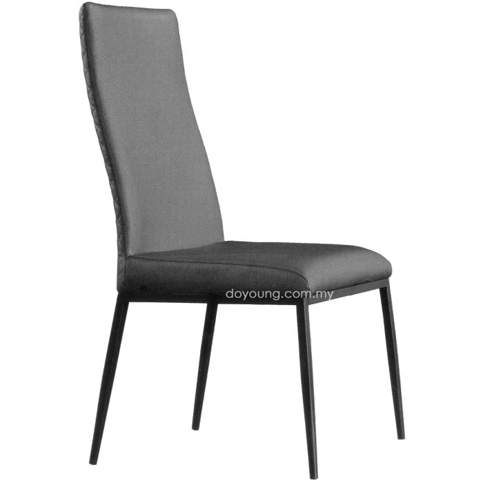HALDIS (49H102cm Faux Leather) Parsons Chair (SHOWPIECE)