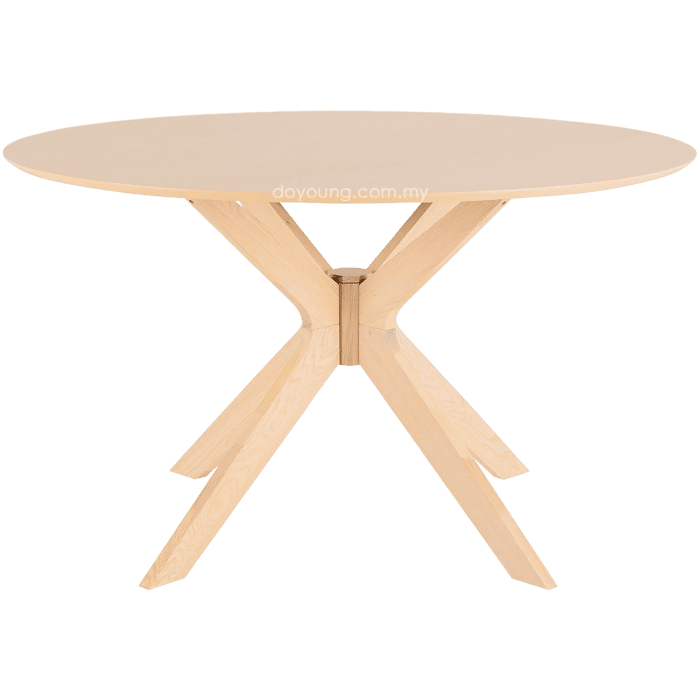 CROSS (Ø120cm WhiteWash) Dining Table (replica)