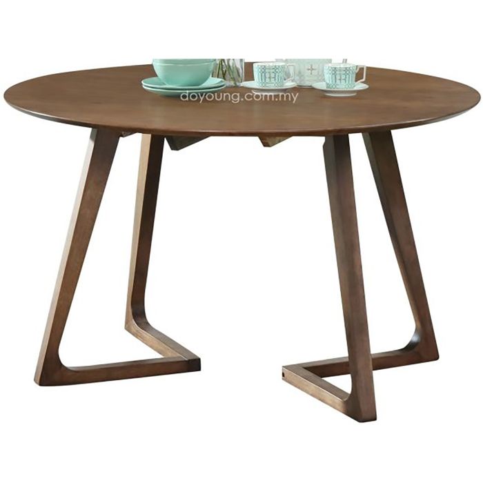 TWIST+ III (Ø120cm Rubberwood) Dining Table (replica)