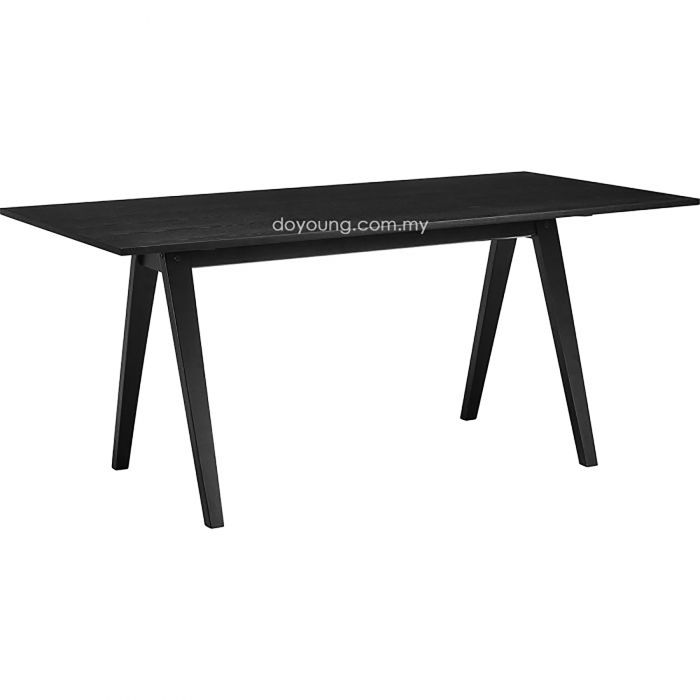 STOCKHOLM (170x85cm Black) Dining Table (replica)*