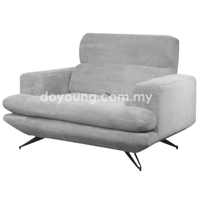ROGAN (112cm Fabric/Leather) Push Back Armchair (CUSTOM)
