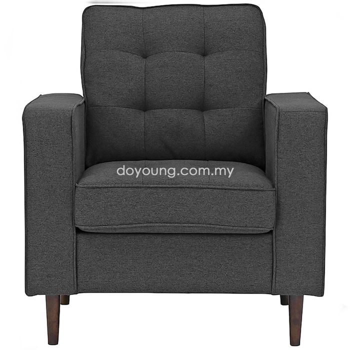 ABSALOM (83cm Fabric - Dark Grey) Armchair (SA SHOWPIECE x1)
