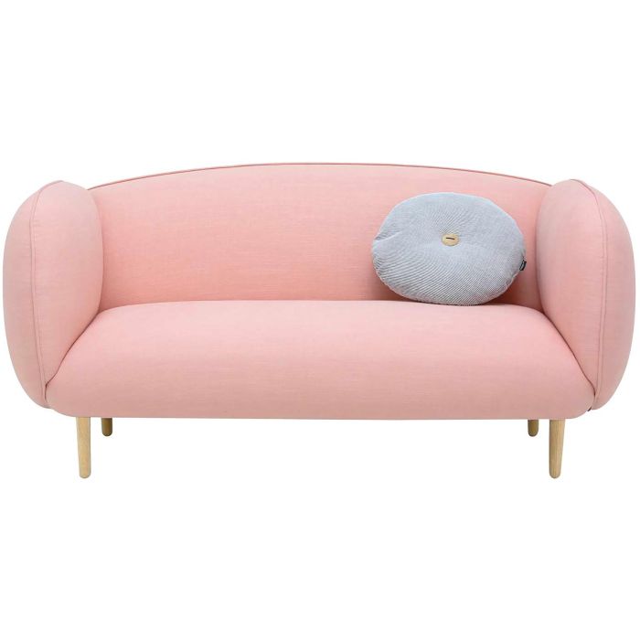 SKUBA (158cm Fabric - Soft Pink) Sofa (EXPIRING)