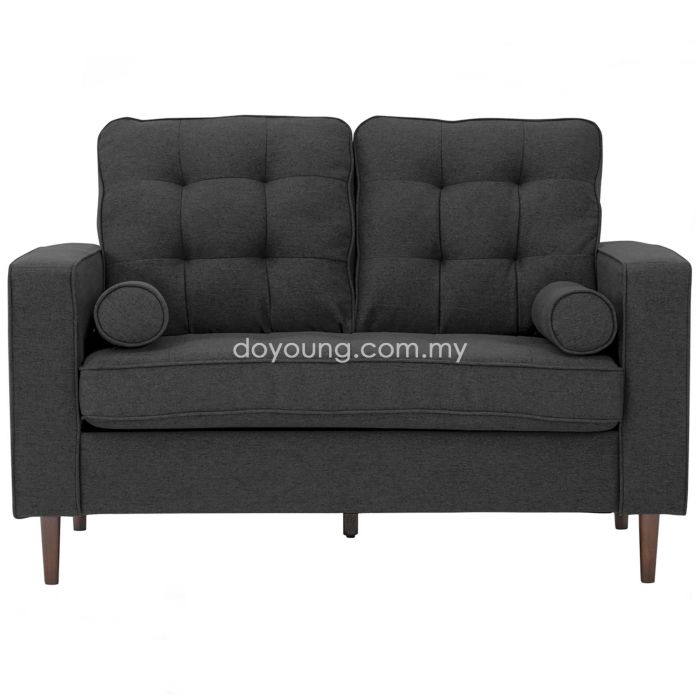 ABSALOM (138cm Fabric - Dark Grey) Sofa (EXPIRING)*