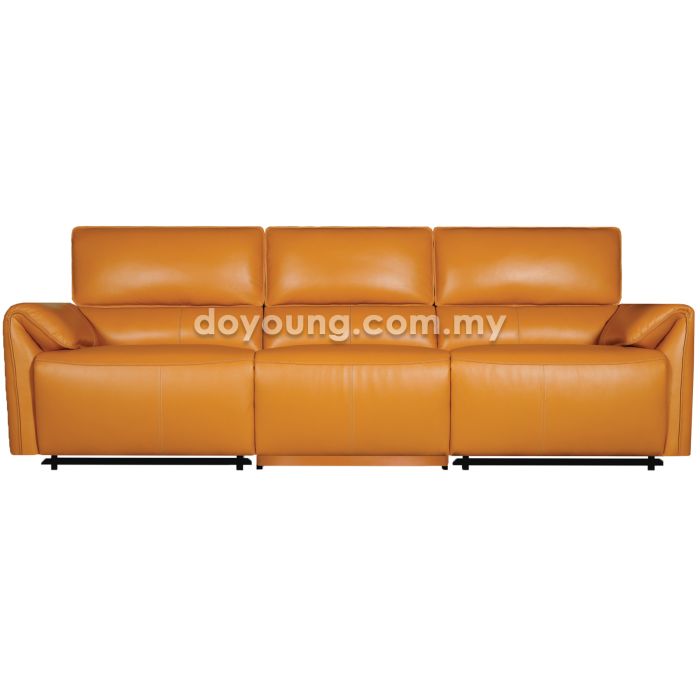 WHARTON (285cm Fabric/Leather) L-Shape Sofa (CUSTOM)