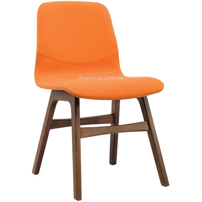 LONDON (WOODEN leg - Walnut) Side Chair (EXPIRING replica)*