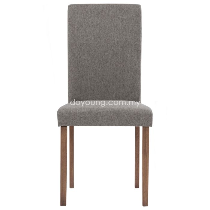HASKELL (Fabric - Walnut, Brownish Grey) Parsons Chair*