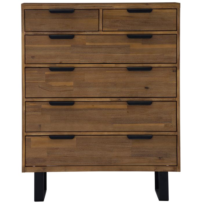 BAYLEN (100cm Acacia Wood) Tall Chest of Drawers (EXPIRING)
