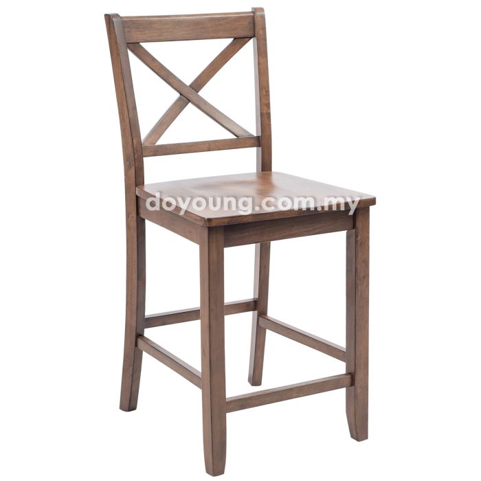 FERTIA II (SH60cm Rubberwood) Counter Chair