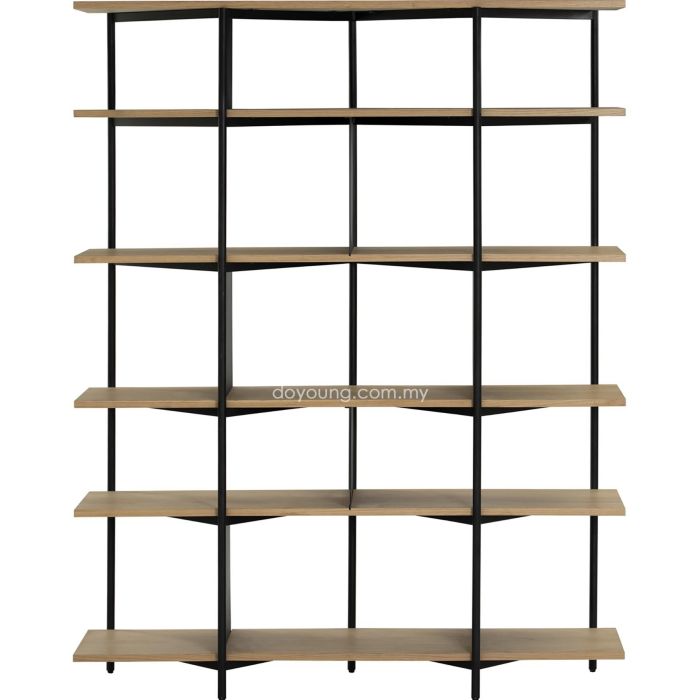 MAEVE (140H180cm Acacia Wood) Bookcase (EXPIRING)