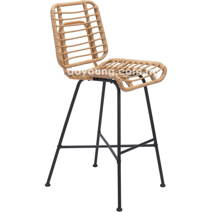 ACMETOS II (SH75cm PE Rattan) Bar Chair