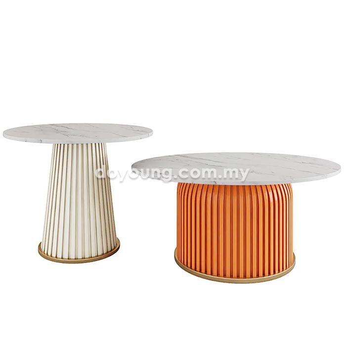 ANDARA (Ø80,Ø60cm Set-of-2 Sintered Stone) Coffee Tables