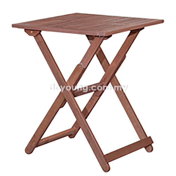 BARTON II (▢60cm Tropical Hardwood) Foldable Outdoor Table
