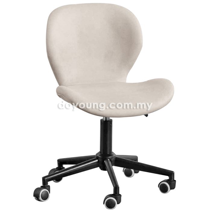 BEETLE IV (Leathaire - Beige) Low Back Office Chair - ↕ adj.  (replica)