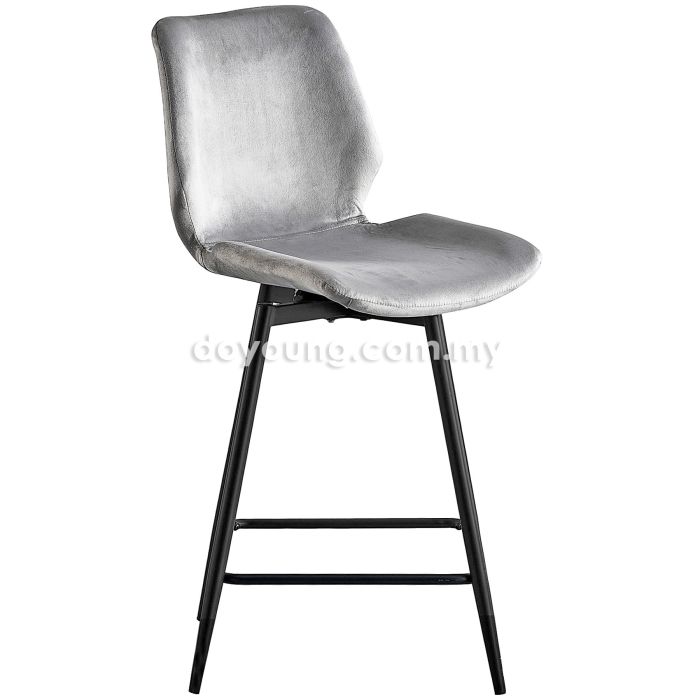 BEETLE V (SH62cm Velvet) 360° Swivel Counter Chair