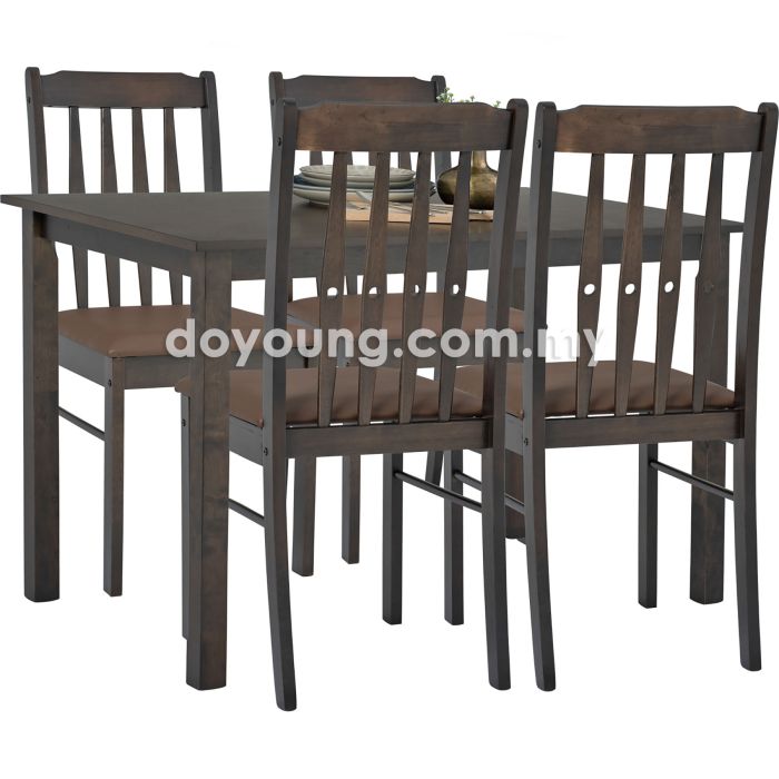 CAHILL (110x70cm) 1+4 Dining Table Set (EXPIRING)*