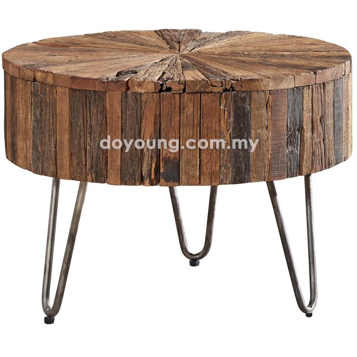 CALINA (Ø57cm Reclaimed Wood) Coffee Table (EXPIRING)