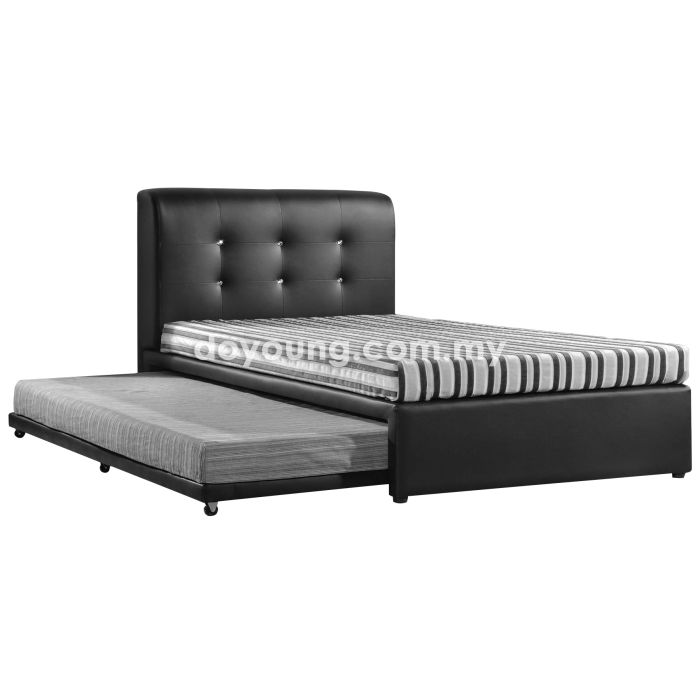 MOZZAN (S/SS) Bed Frame with Pull-Out Trundle (CUSTOM)