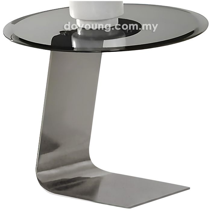 CYANNA II (Ø55H46cm Glass) Side Table