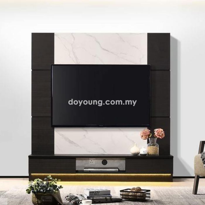 DAMITA (180x44H195cm) Freestanding TV Cabinet Set (EXPIRING)