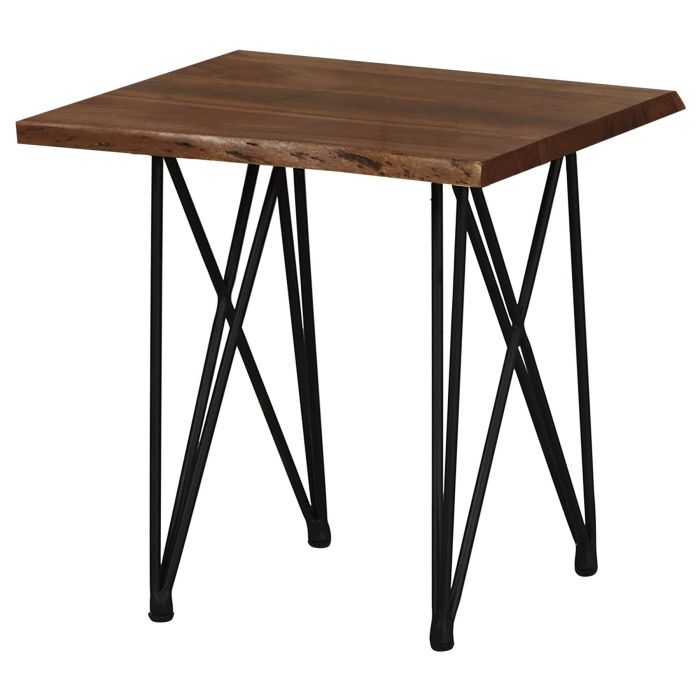 MAXENCE (55H55cm Acacia Wood) Side Table