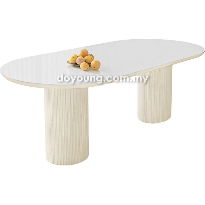 ELSPA2 (Oval140x70/160x80/180x90cm Ceramic) Dining Table