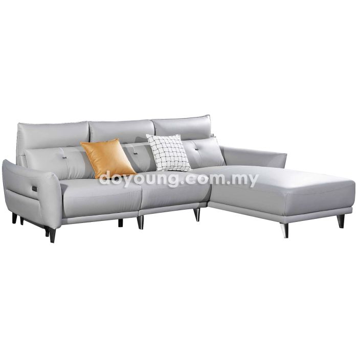EUNICE (270cm Leathaire) Electric Reclining L-Shape Sofa