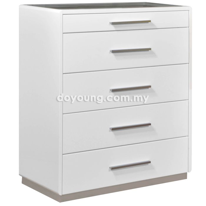 KORKEN (84H104cm MDF) Chest of Drawers with Jewellery Compartment