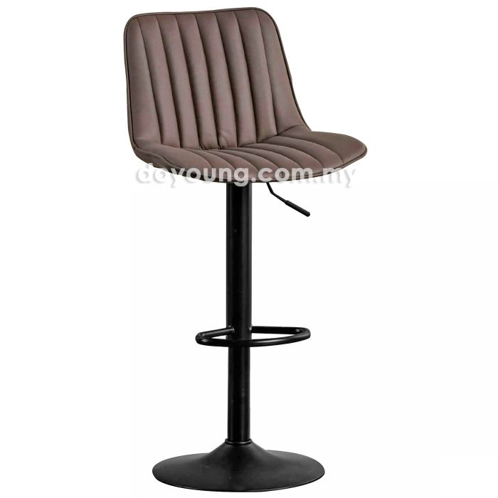 FIERA III (Leathaire - Brown) Hydraulic Counter-Bar Chair 