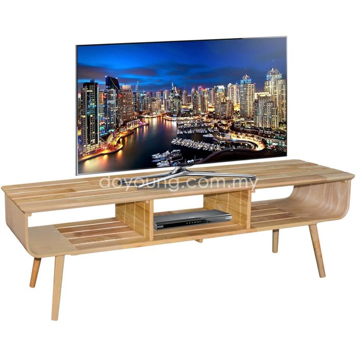 OSTRA (180cm Rubberwood - Oak) TV Console (EXPIRING)*