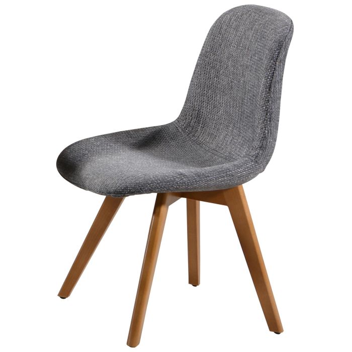 EMS W1 II Side Chair (Upholstered, Stained Beech Leg - EXPIRING)