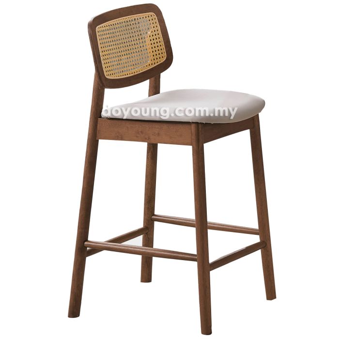 GANIDA II (SH68cm PE Rattan - Fabric) Counter Chair
