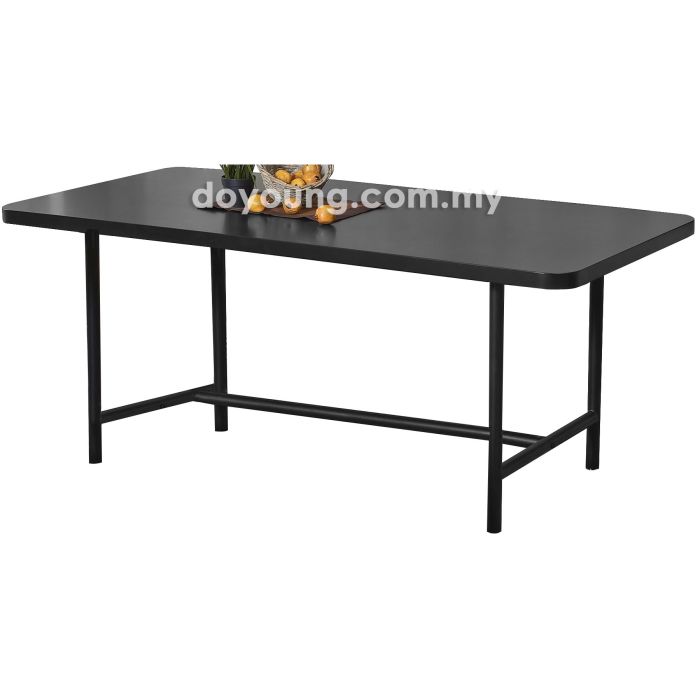 HAYNES II (180x90cm Black) Dining Table