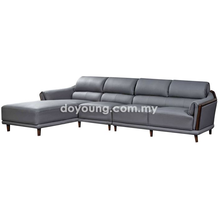 HECTOR (350cm Leathaire) L-Shape Sofa