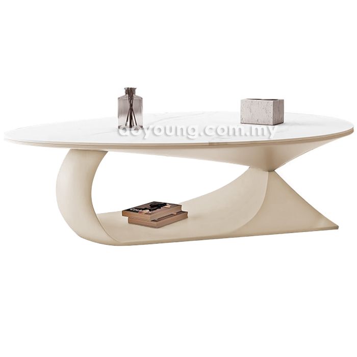 HEINO (Oval130x80cm Sintered Stone) Coffee Table