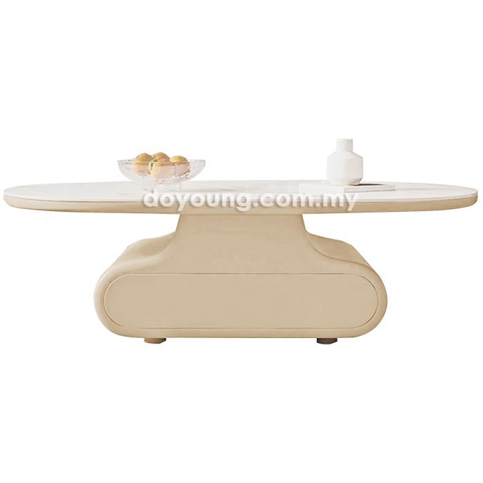 SAIJA (Oval130x70cm Ceramic) Coffee Table