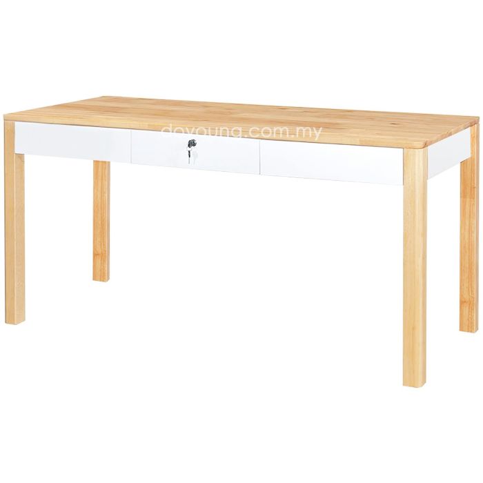 KAREINA (90/120/150cm Rubberwood) Working Desk