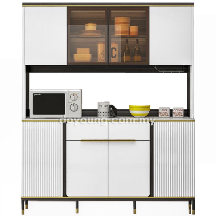 KENNA (180H200cm Ceramic, High Gloss) Kitchen Cabinet (SA SHOWPIECE)