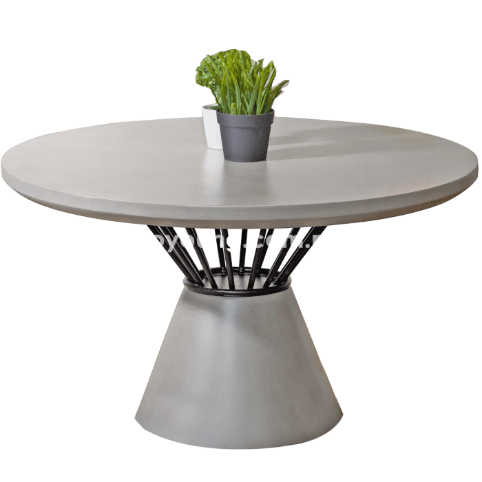 KYRIA (Ø80cm Concrete) Coffee Table