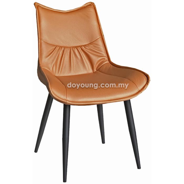 LEDGER (Leathaire - Orange) Side Chair