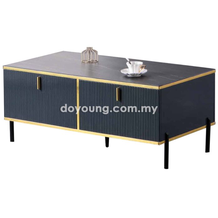 MARCAIL (110x60cm Sintered Stone, Gold) Coffee Table