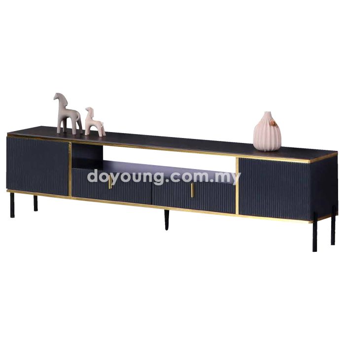 MARCAIL (180cm Sintered Stone, Gold) TV Console