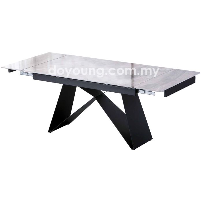 MATTEUS III (137-197x88cm Ceramic) Expandable Dining Table